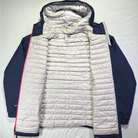 Eddie Bauer Blue WeatherEdge EB700 Quilted Jacket Coat Puffer Grey Lined - XXL - Picture 7 of 11